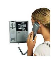 lady on intercom