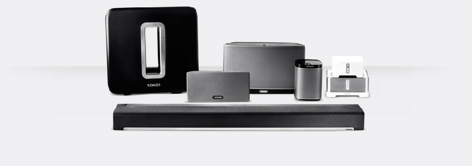image of sonos products